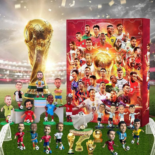 Riboto leidimo futbolo Advento kalendorius