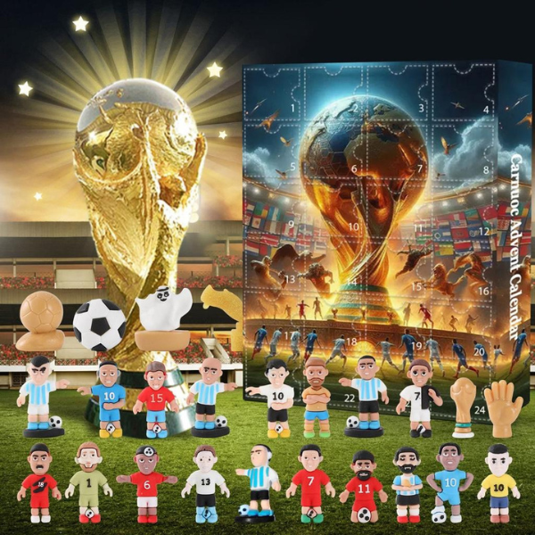 Riboto leidimo futbolo Advento kalendorius