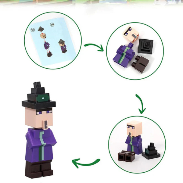 Vaikiškas Minecraft Lego Advento kalendorius