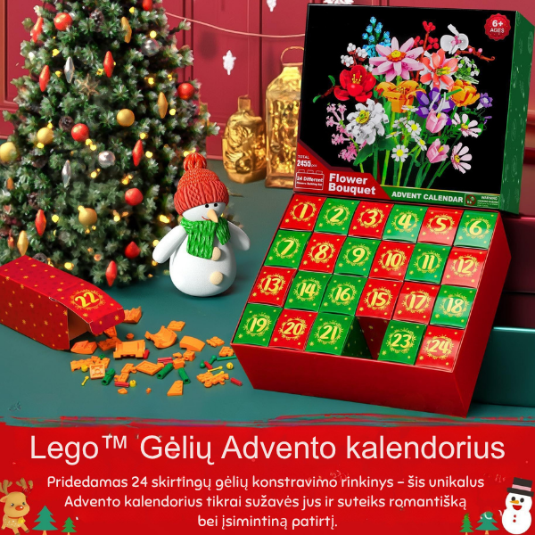 Lego Gėlių Advento kalendorius