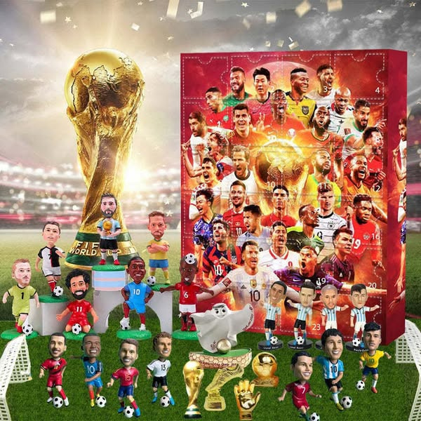 Riboto leidimo futbolo Advento kalendorius