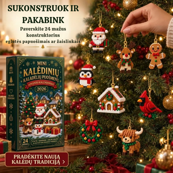 2026m. Advento Kalendorius - Kalėdinės Staigmenos