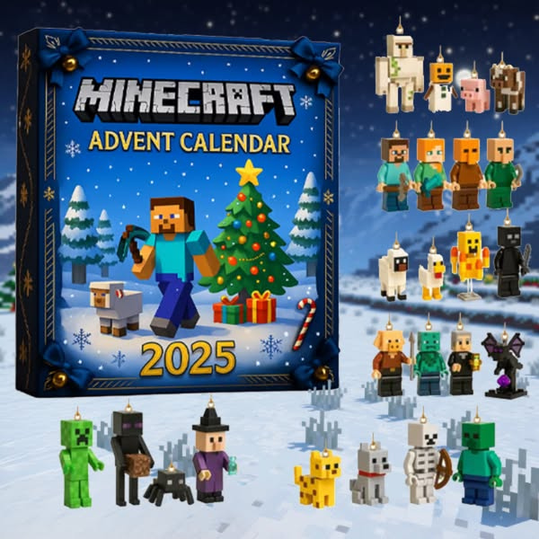 Minecraft Pixel World Advento kalendorius