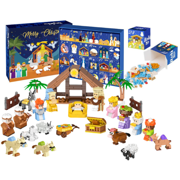 Religinis Advento kalendorius – Betliejaus figūrėlės 2025