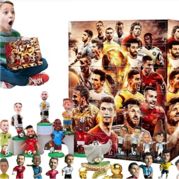 Riboto leidimo futbolo Advento kalendorius