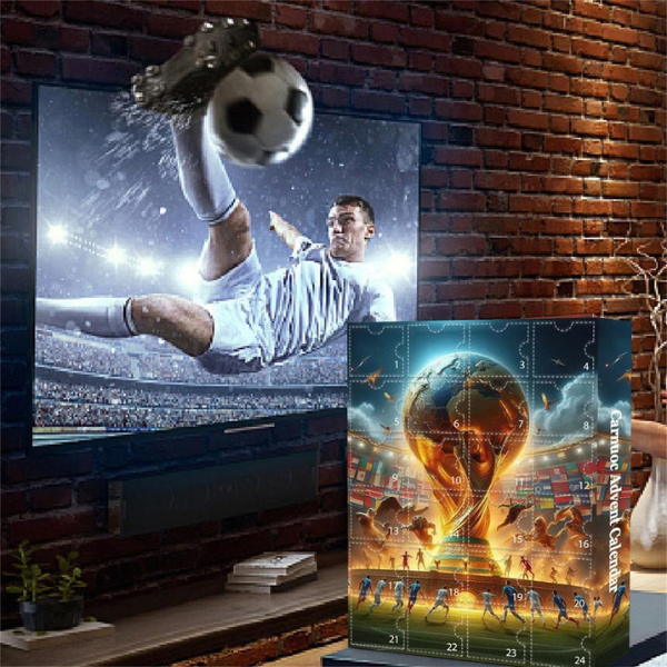 Riboto leidimo futbolo Advento kalendorius